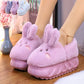 Kawaii Purple Plush Bunny Platform Slides