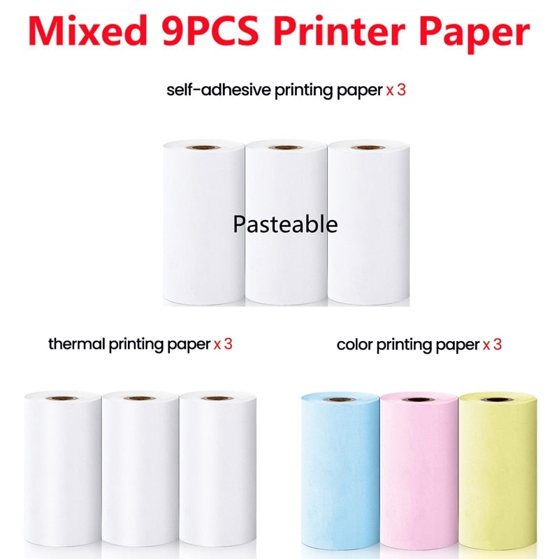 Kawaii Portable Cat Thermal Printer Paper