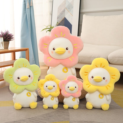 Kawaii Flower Duck Plushies