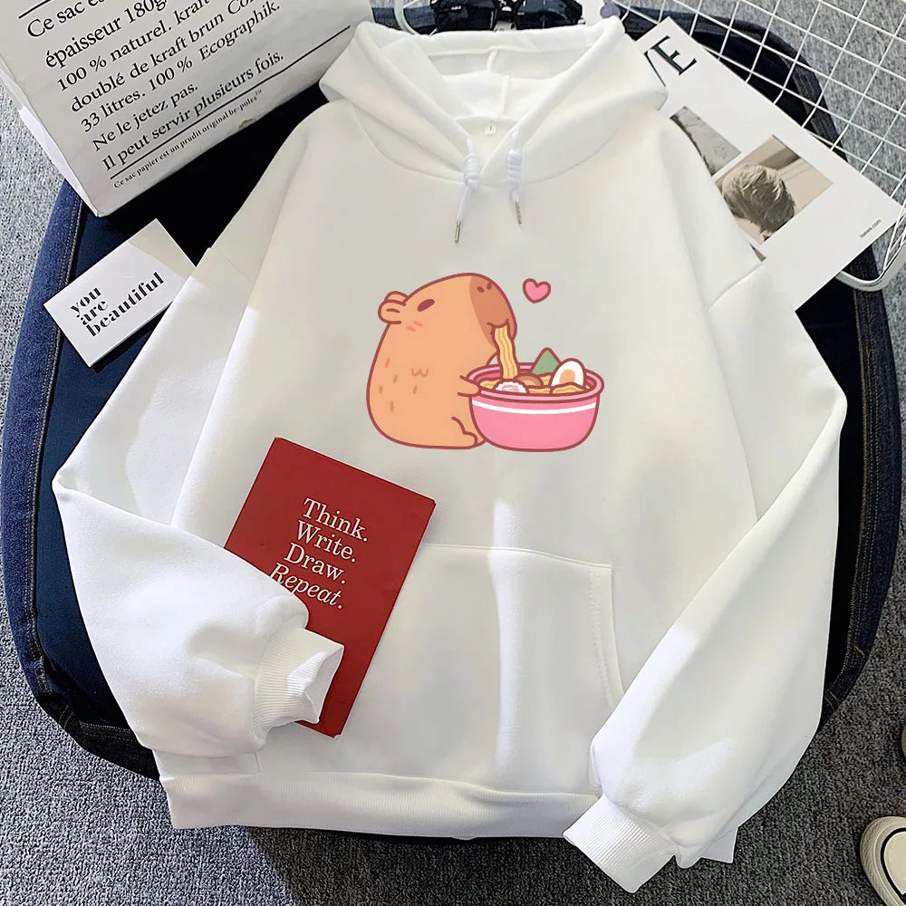 Kawaii Capybara Ramen Hoodie