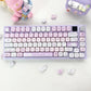 Kawaii Cat Lilac Key Caps