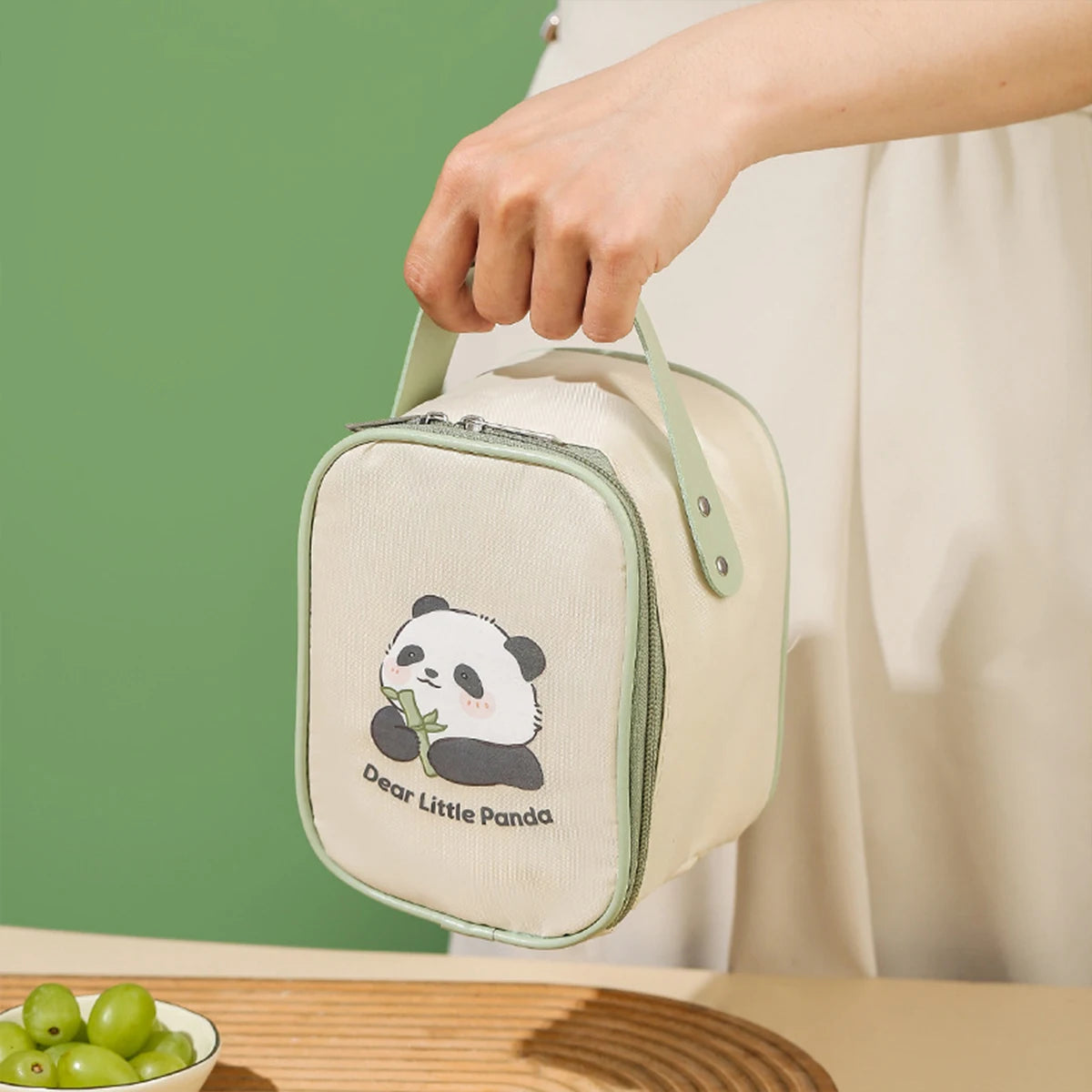 Round Panda Bento Box