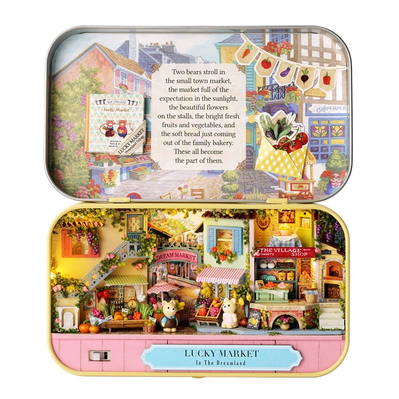 Kawaii Miniature Dollhouse Box Theatre
