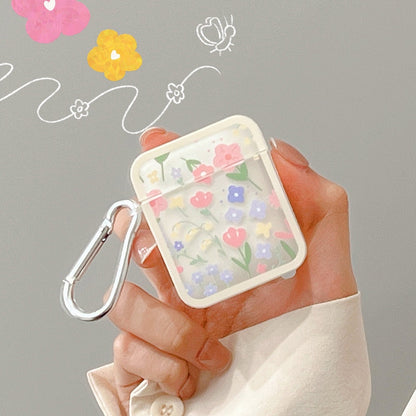 Kawaii Pastel Flowers AirPods Case