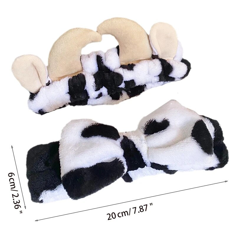 Cow Print Headbands