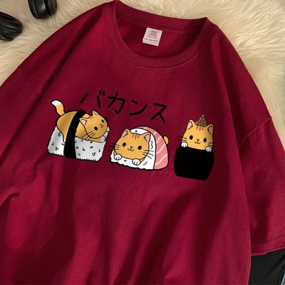 Kawaii Sushi Cats T-Shirt