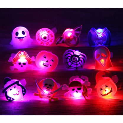 Kawaii Halloween Glow Rings