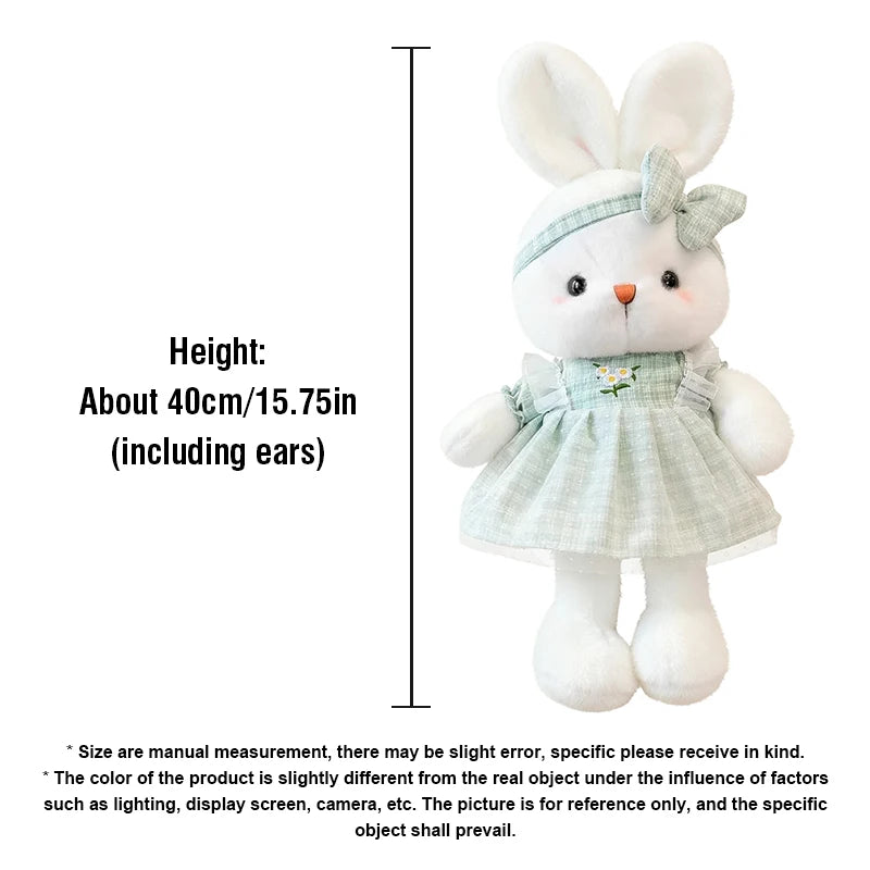 This picturing is displaying the height of the Miss Usagi Plushies which is 40cm.