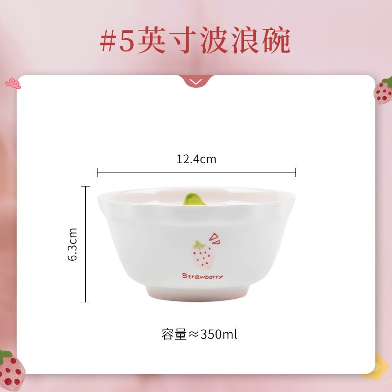 Strawberry Ceramic Tableware