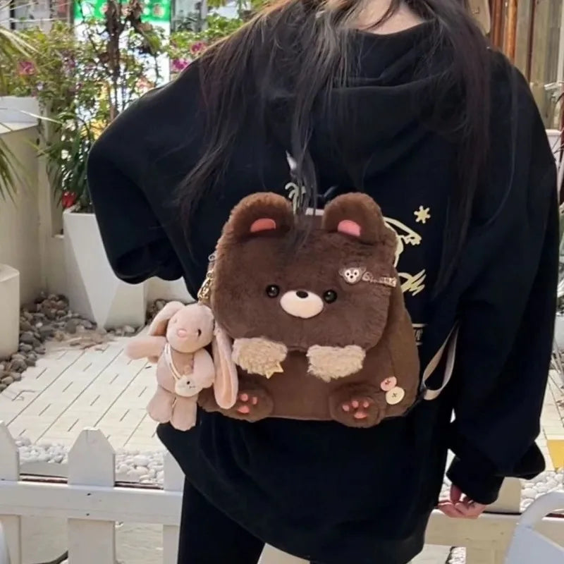 Kawaii Plush Teddy Bear Bag