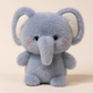 Kawaii Cutie Club Elephant front view 