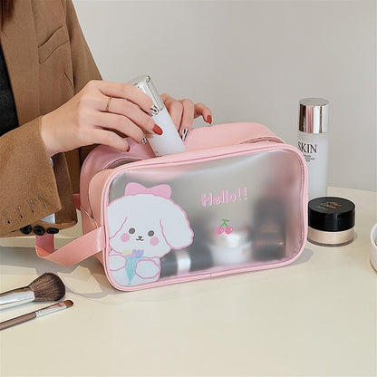 Kawaii Transparent Cosmetics Bags