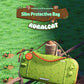 Green slim protective bag with apple pattern on a grassy background, featuring the brand 'RURALCAT'.