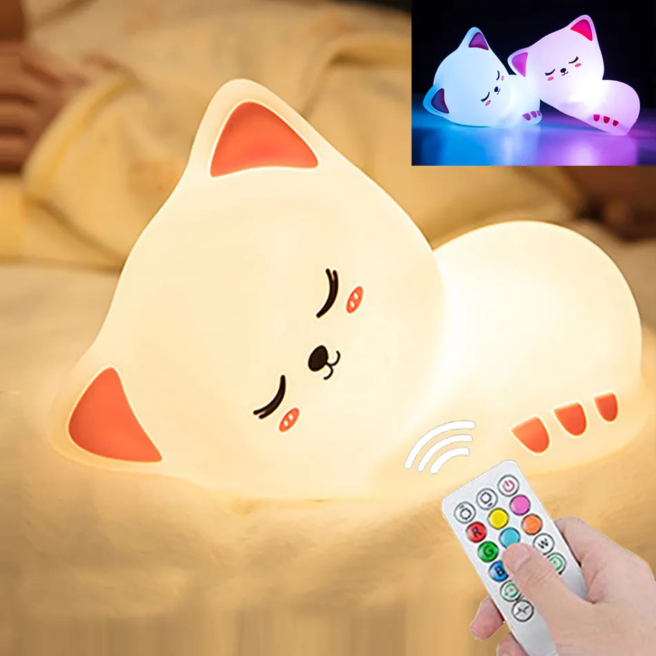 Sleepy Kitty Night Light