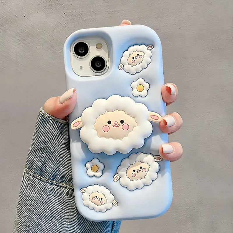 Sheep Case Cute Sheep iPhone Case | Kawaii Phone Case – Kore Kawaii