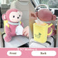 Plush Animal Car Tissue Box & Garbage Can