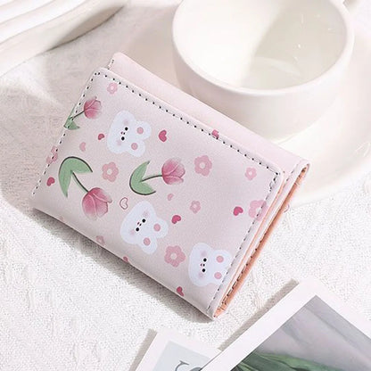 Kawaii Tulip Bunny Wallets