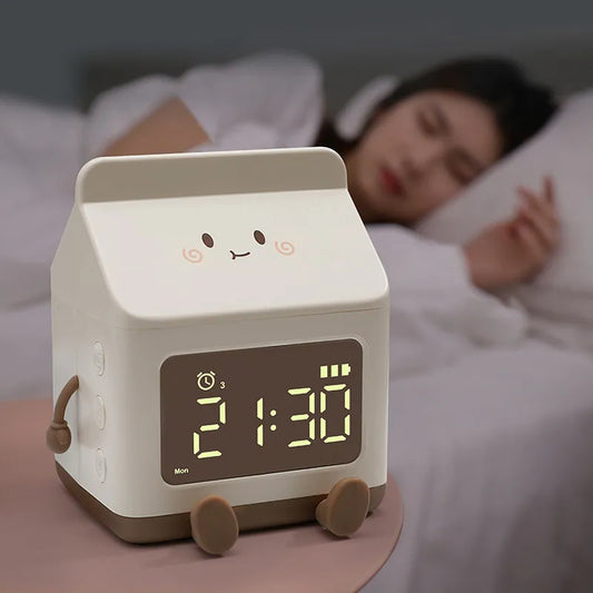 Cute Milk Carton Alarm Clock