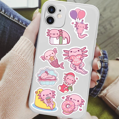 Kawaii Axolotl Sticker Pack