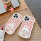 Kawaii Happy Bunny iPhone Case