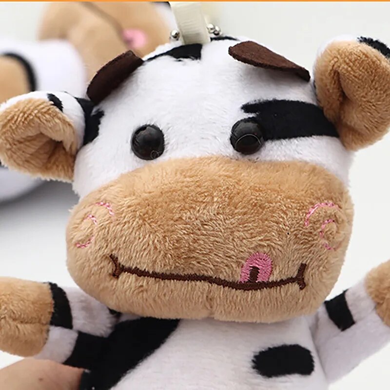 Cow Plush Pendant Keychain