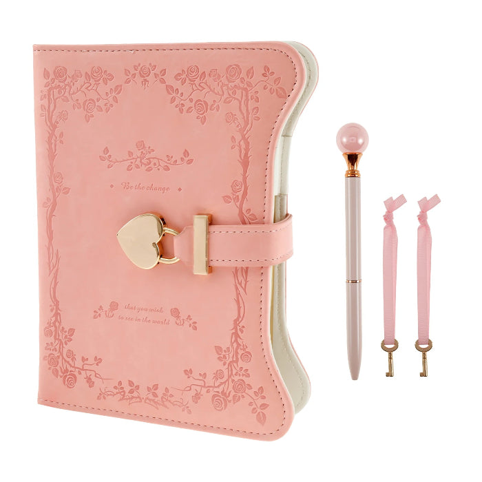 Pastel Diary with Heart Lock