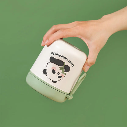 Round Panda Bento Box