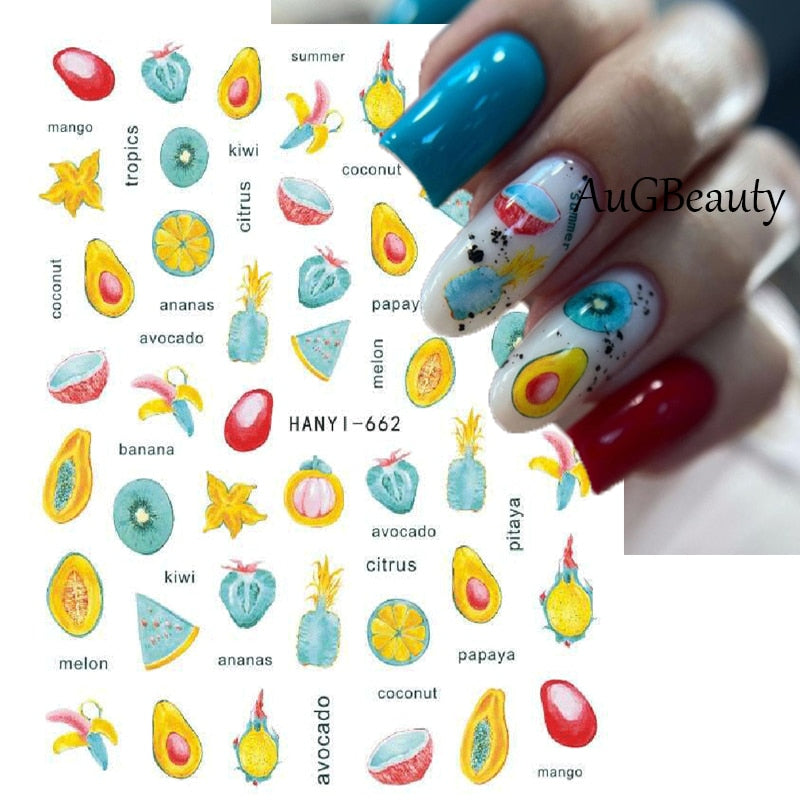 Nail Art Fruit Decals