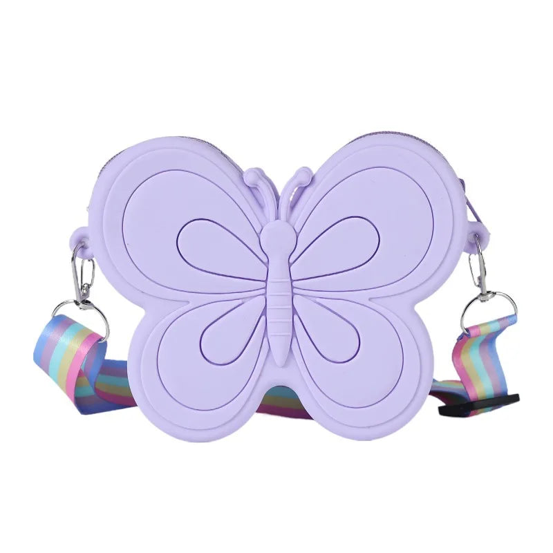 Kawaii Children's Silicone Butterfly Shoulder Bags
