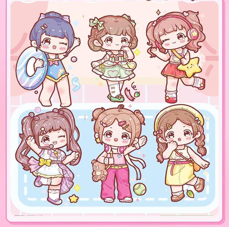 Kawaii Girl Stationery Stickers