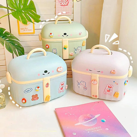 Pastel Hair Accessory Organizer Boxes