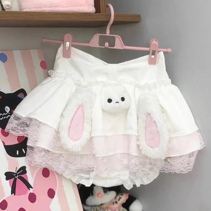 Kawaii Plush Bunny Skirt