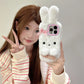 Kawaii Plush Bunny iPhone Case