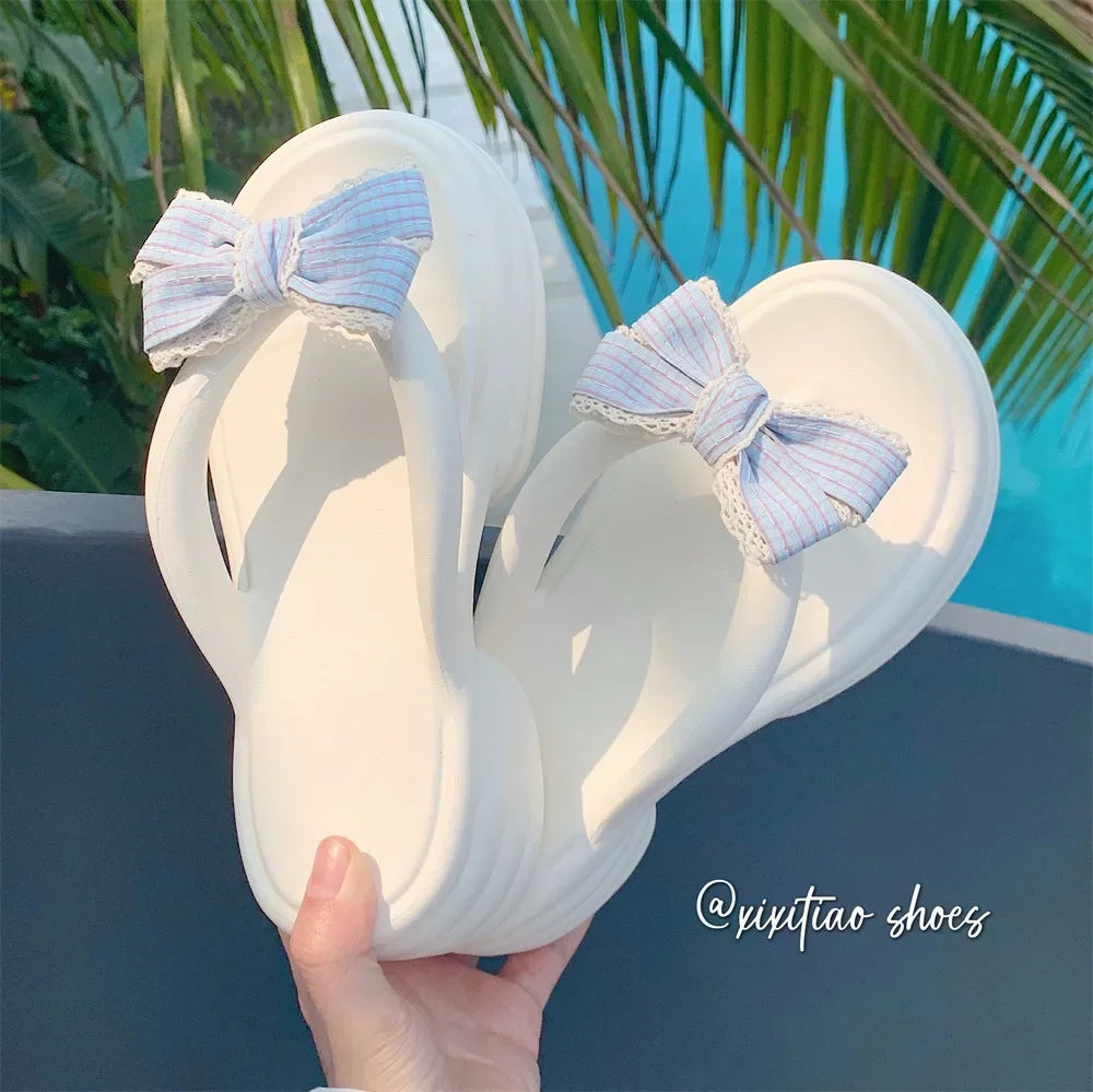 Cute Bow Beach Sandals