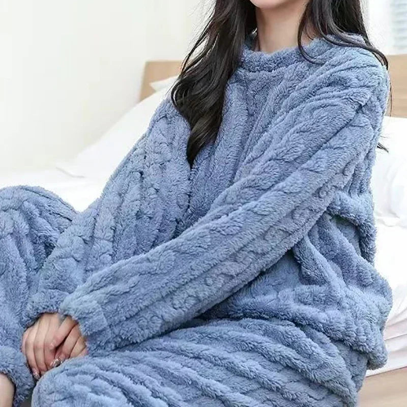 Kawaii Fluffy Fleece Pajamas