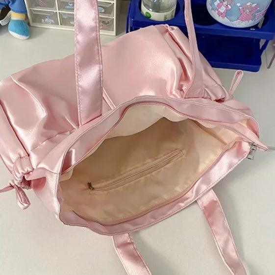 Inside view of Pink Pastel Shoujo Tote Bag