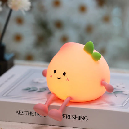 Kawaii Peach Night Light