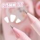 Pink pen with 0.5MM ST nib on a blurred background