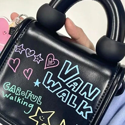 Cute Graffiti Tote Bag