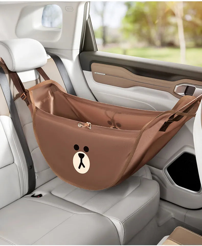 Brown Bear Car Seat Storage Bag