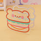 Kawaii Acrylic Bear Burger Pen Holder