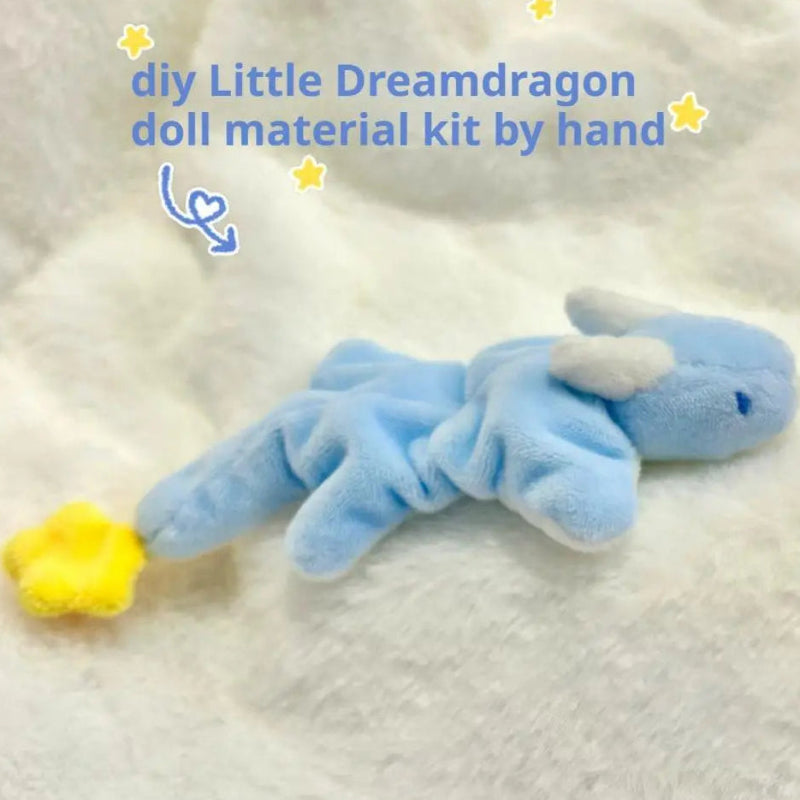Kawaii Star Dragon Plushie Craft Kit in blue