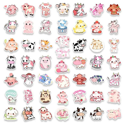 Kawaii Cow Sticker Pack