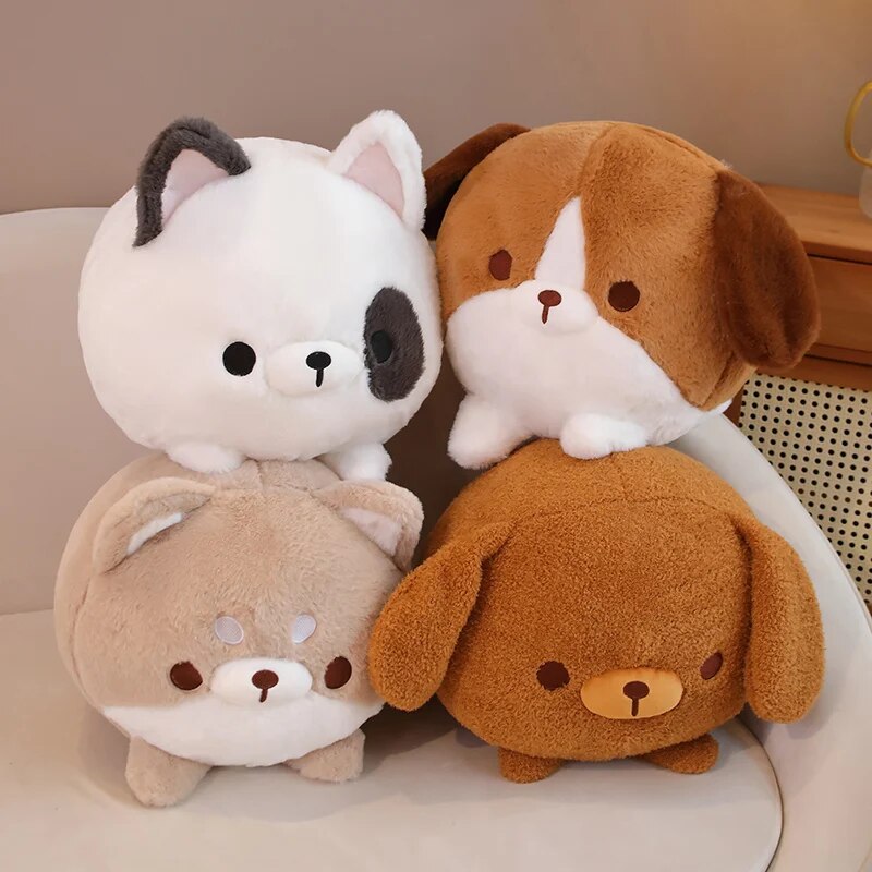 Huggable Pets Round Pet Plushies - Huggable Companions of Beloved Pets – Kore Kawaii