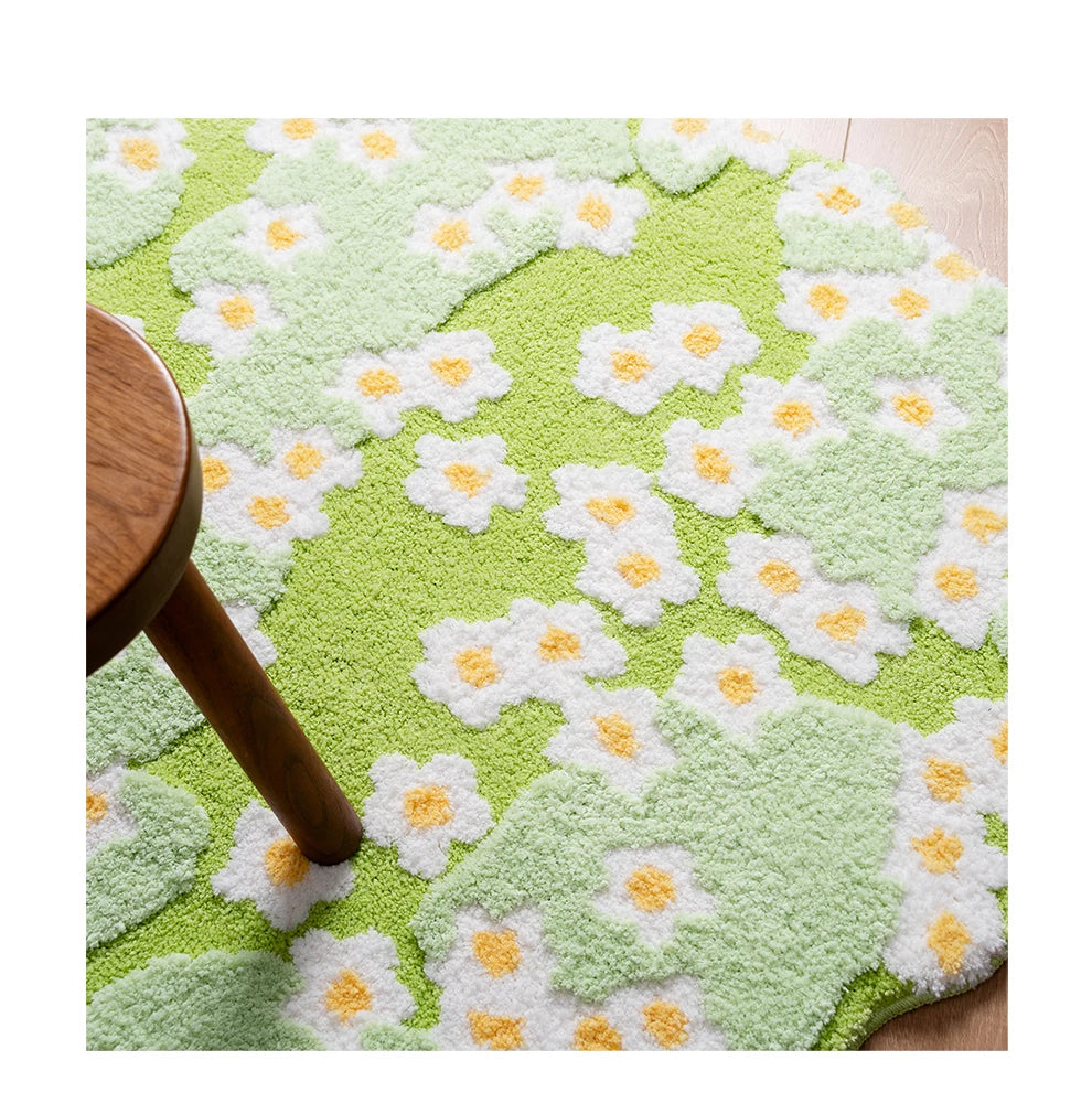 Field of Daisies Rug – Kore Kawaii