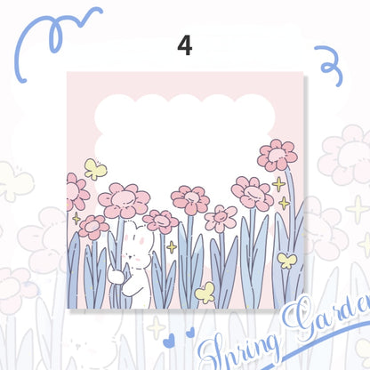Kawaii Flower Bunny Memo Pads