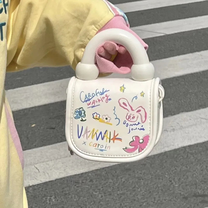 Cute Graffiti Tote Bag