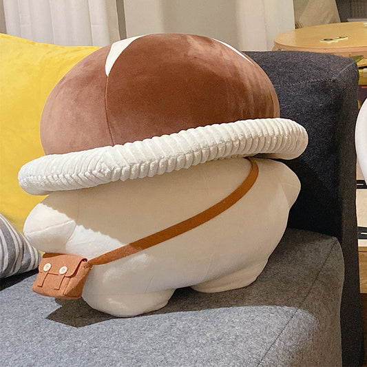 Kawaii Shiitake Mushroom Messenger Plushie