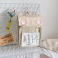 Kawaii Clear Pocket Cat Backpack in Beige