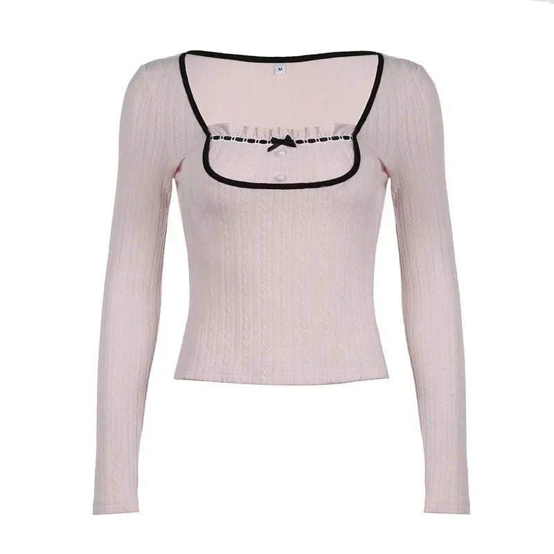 Pink Coquette Long Sleeve Shirt